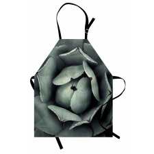 Flourishing Grey Cactus Apron