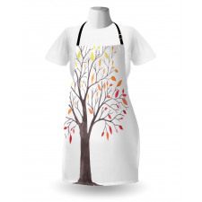 Forest Trees with Leaves Apron