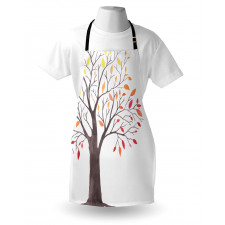 Forest Trees with Leaves Apron