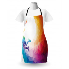 Basketball Player Jumps Apron