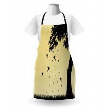 Tree with Falling Leaves Apron