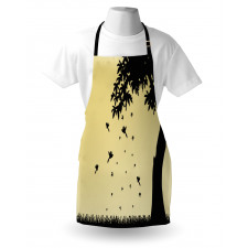 Tree with Falling Leaves Apron