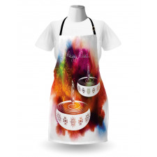 Abstract Rainbow Design Apron