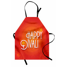 Happy Diwali Candles Apron