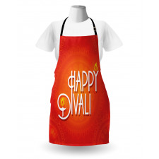 Happy Diwali Candles Apron