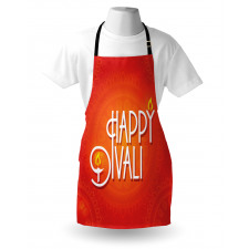 Happy Diwali Candles Apron