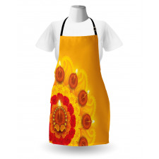 Flowers Diwali Apron