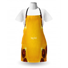 Wooden Candle Artwork Apron