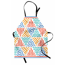 4 Elements Retro Art Apron