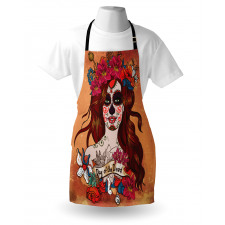 Mexican Skull Apron