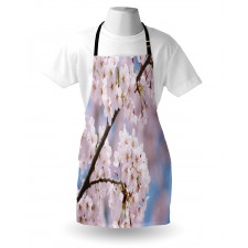 Floral Cherry Branches Apron