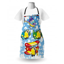 Kids Airplanes Sky Apron