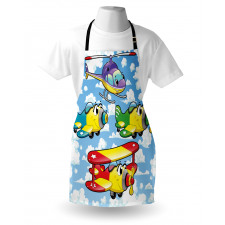 Kids Airplanes Sky Apron