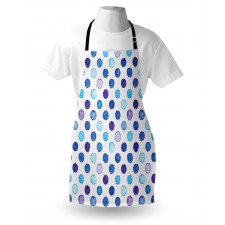 Blue Tones Soft Funky Apron