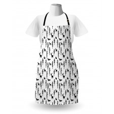 Pine Trees Rabbit Animal Apron