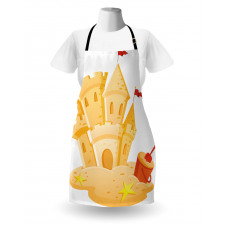 Sand Castle Kingdom Summer Apron