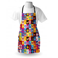 Beetles Flowers Bees Apron