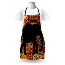 Elephant Silhouette Apron