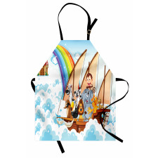 Noah's Ark in Clouds Apron