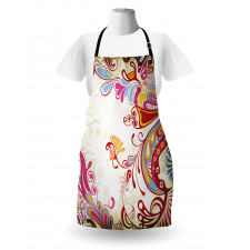 Flower Bouquet Paisley Apron