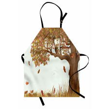 Deciduous Oak Leaves Apron