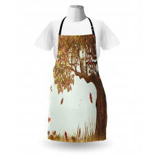 Deciduous Oak Leaves Apron