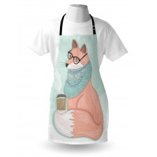 Hipster Fox Glasses Apron