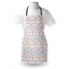 Bubble Letters Doodle Fun Apron