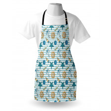 Anchor Wheel Starfish Apron