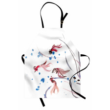 Traditional Ink Painting Apron