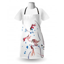 Traditional Ink Painting Apron