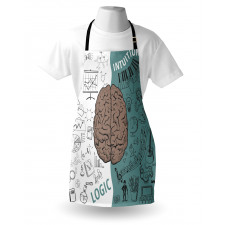 Music Logic Brain Art Apron