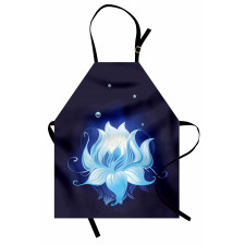 Lotus with Dew Drops Apron