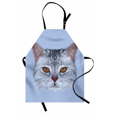 Scottish Hipster Kitty Pet Apron