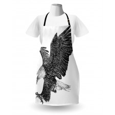 Bald Eagle Swoop Sketchy Apron