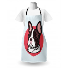 French Bulldog Hipster Apron