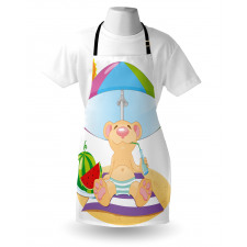 Beach Sun Summer Day Apron