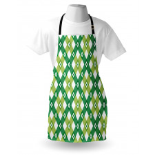 Striped Retro Old Motif Apron