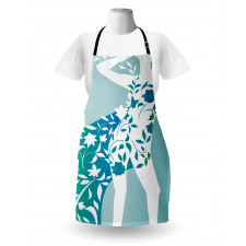 Girl Flower Petal Leaves Apron