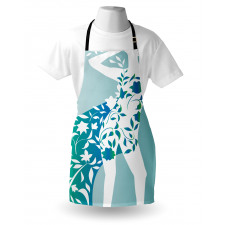 Girl Flower Petal Leaves Apron