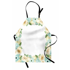 Flower Roses Leaves Apron