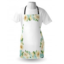 Flower Roses Leaves Apron