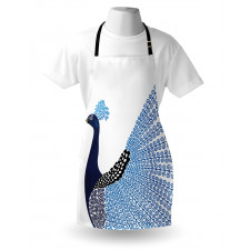 Exotic Peacock Feather Apron