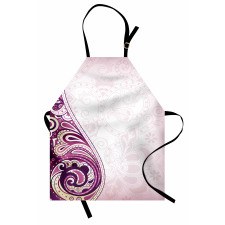 Swirled Petals Motif Apron