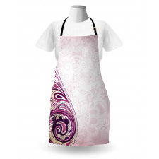 Swirled Petals Motif Apron