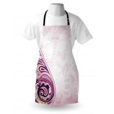 Swirled Petals Motif Apron