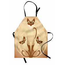 3 Siamese Cats Apron