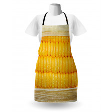 Corn Stem with Raindrops Apron