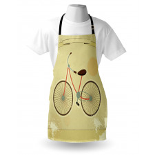 Postcard of Retro Bike Apron