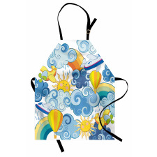 Sun Airplanes and Balloons Apron